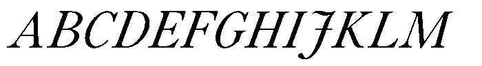 Voxas Book Medium Italic Font UPPERCASE
