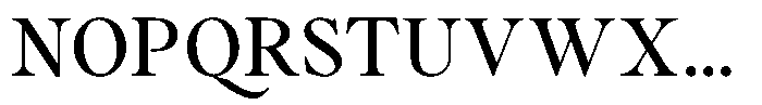 Voxas Book Medium Font UPPERCASE