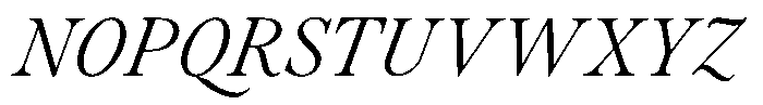 Voxas Book Regular Italic Font UPPERCASE