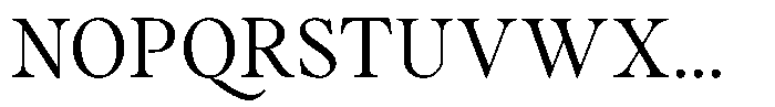 Voxas Book Regular Font UPPERCASE