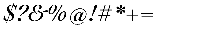 Voxas Book Semi Bold Italic Font OTHER CHARS