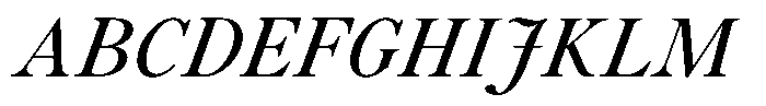 Voxas Book Semi Bold Italic Font UPPERCASE