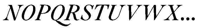 Voxas Book Semi Bold Italic Font UPPERCASE