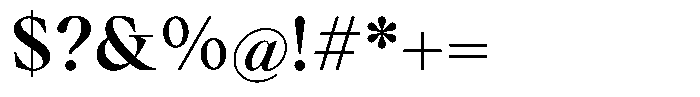 Voxas Book Semi Bold Font OTHER CHARS