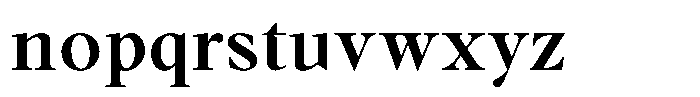 Voxas Book Semi Bold Font LOWERCASE