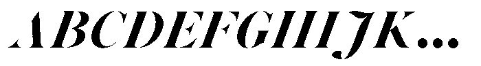 Voxas Display Black Italic Font UPPERCASE
