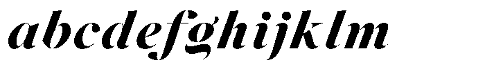 Voxas Display Black Italic FONT