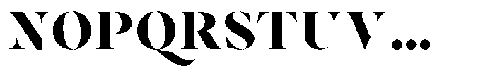 Voxas Display Black Font UPPERCASE