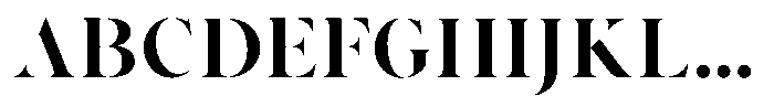 Voxas Display Bold Font UPPERCASE