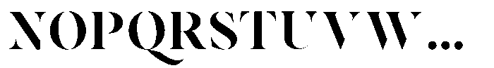 Voxas Display Bold Font UPPERCASE