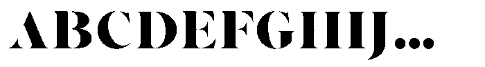 Voxas Display Extra Black Font UPPERCASE