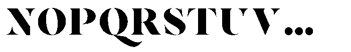 Voxas Display Extra Black Font UPPERCASE