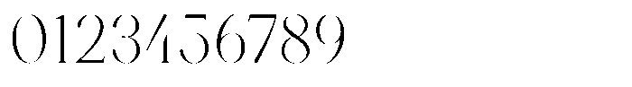 Voxas Display Extra Light Font OTHER CHARS