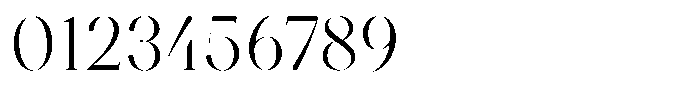 Voxas Display Light Font OTHER CHARS