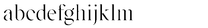 Voxas Display Light FONT