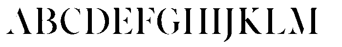 Voxas Display Medium Font UPPERCASE