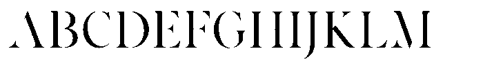 Voxas Display Regular Font UPPERCASE
