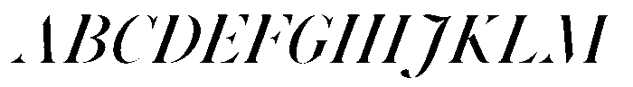 Voxas Display Semi Bold Italic Font UPPERCASE