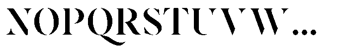 Voxas Display Semi Bold Font UPPERCASE