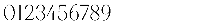 Voxas Extra Light Font OTHER CHARS