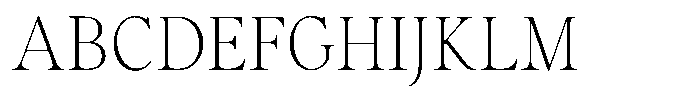 Voxas Extra Light Font UPPERCASE