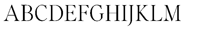 Voxas Light Font UPPERCASE