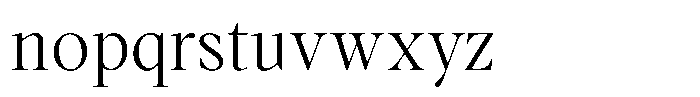 Voxas Light Font LOWERCASE