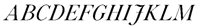 Voxas Medium Italic Font UPPERCASE