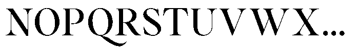 Voxas Medium Font UPPERCASE