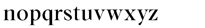 Voxas Medium Font LOWERCASE