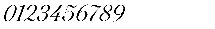 Voxas Regular Italic Font OTHER CHARS