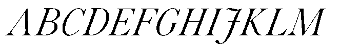 Voxas Regular Italic Font UPPERCASE