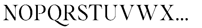 Voxas Regular Font UPPERCASE