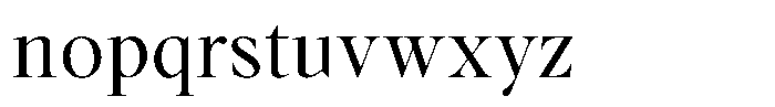 Voxas Regular Font LOWERCASE