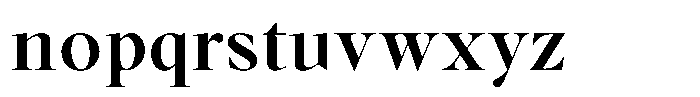 Voxas Semi Bold Font LOWERCASE