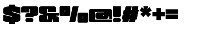 Voxieface Expanded Font OTHER CHARS