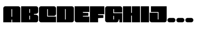 Voxieface Expanded Font UPPERCASE