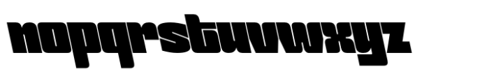 Voxieface Norm Reslant Font LOWERCASE