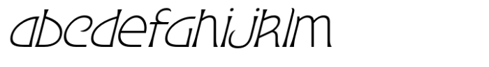 Voxity Thin Oblique FONT