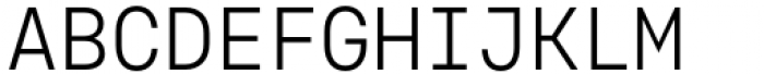 Voyager Mono Condensed Light Font UPPERCASE