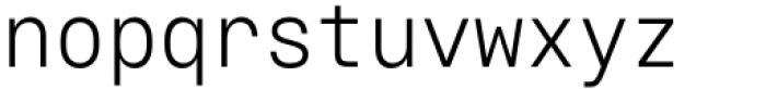 Voyager Mono Condensed Light Font LOWERCASE