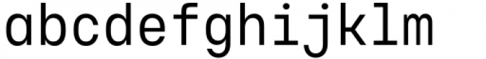 Voyager Mono Condensed Regular Alt Font LOWERCASE