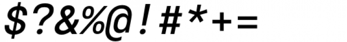 Voyager Mono Medium Italic Font OTHER CHARS