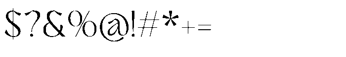 Voyers Magicra  Regular Font OTHER CHARS