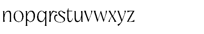 Voyers Magicra  Regular Font LOWERCASE