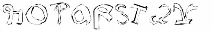 Voynich Etched Font UPPERCASE