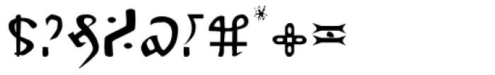 Voynich Font OTHER CHARS