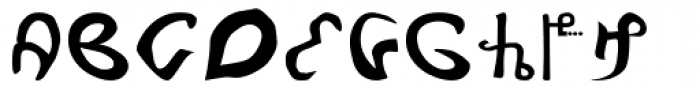 Voynich Font UPPERCASE