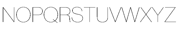 Volta Modern Display 15 XX Thin Font UPPERCASE