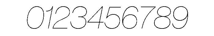 Volta Modern Display 16 XX Thin Italic Font OTHER CHARS
